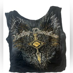 Harley davidson tshirt tank top